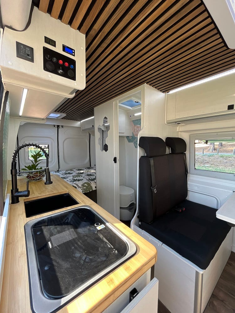 Jumper camper interior